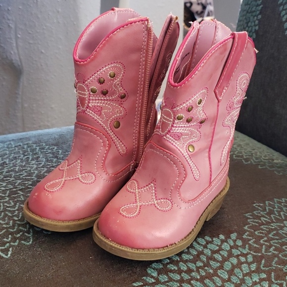Cherokee Other - Pink Cowboy Boots